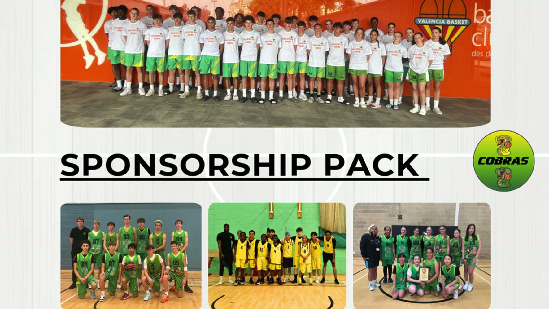 Cobras Basketball Club Sponsorship Pack